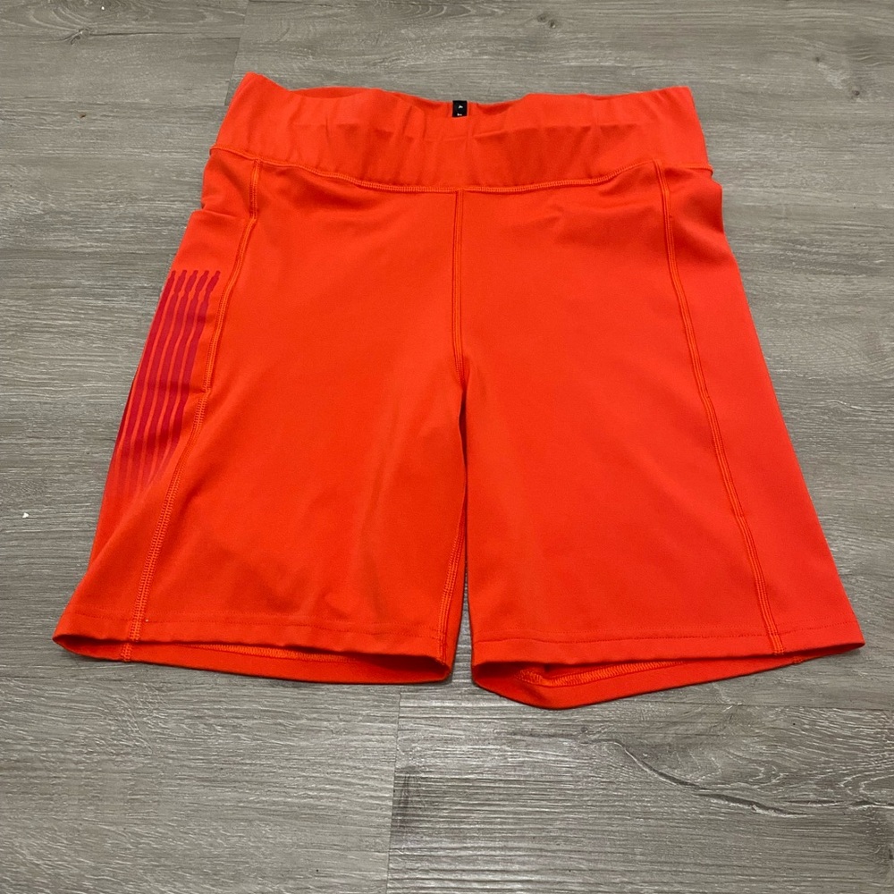 Savage X Fenty Sport - Orange/Red Cycling Shorts with side pocket size 1x